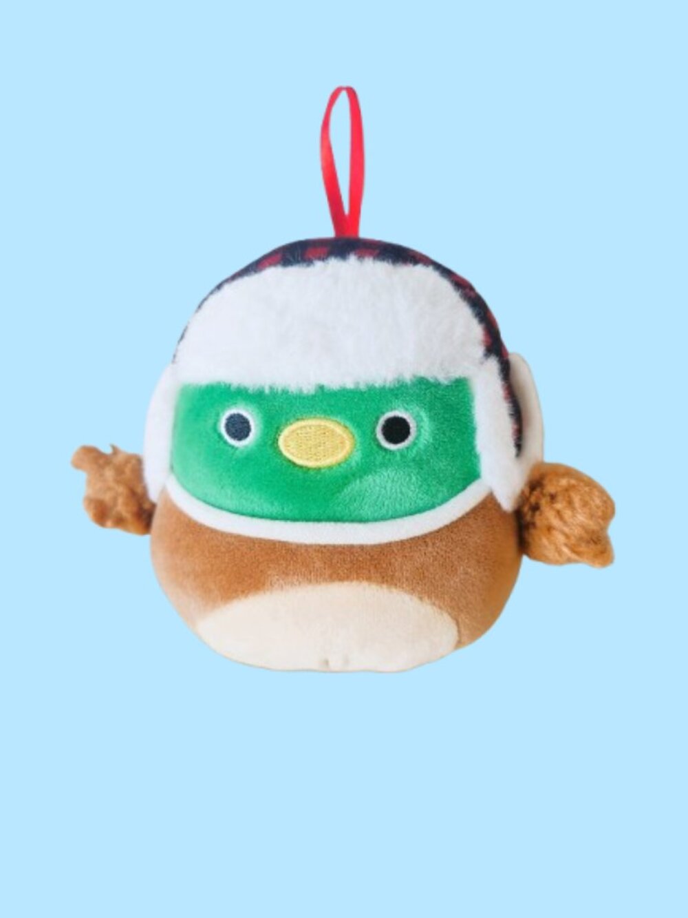 Squishmallows Avery the Duck Christmas Ornament Holiday Winter Collection
